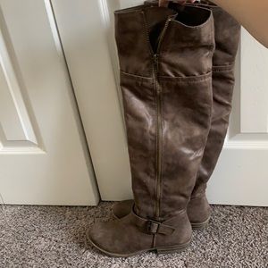 Worn once Knee high boots